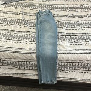 Levi’s, straight, light blue, pretty much new, W31, L30